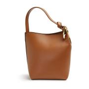 Oranje Leren Handtas JW Anderson , Brown , Dames