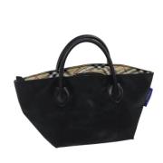 Pre-owned Nylon handbags Burberry Vintage , Black , Dames