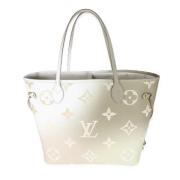 Pre-owned Canvas totes Louis Vuitton Vintage , Beige , Dames