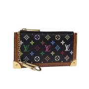 Pre-owned Canvas wallets Louis Vuitton Vintage , Black , Dames