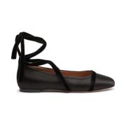 Zwarte Ballerina Schoenen voor Vrouwen Malone Souliers , Black , Dames