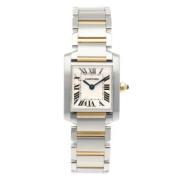 Pre-owned Stainless Steel watches Cartier Vintage , Gray , Dames