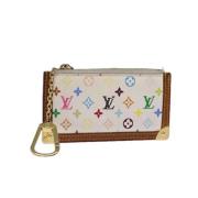 Pre-owned Canvas wallets Louis Vuitton Vintage , White , Dames