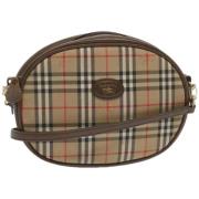 Pre-owned Canvas crossbody-bags Burberry Vintage , Beige , Dames