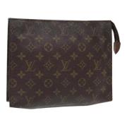 Pre-owned Canvas pouches Louis Vuitton Vintage , Brown , Dames