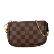 Pre-owned Canvas clutches Louis Vuitton Vintage , Brown , Dames