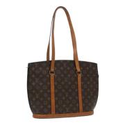 Pre-owned Canvas totes Louis Vuitton Vintage , Brown , Dames