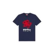 Casual Katoenen T-shirt Kenzo , Blue , Dames