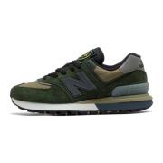 Legacy x Stone Island Donkergroene Sneakers New Balance , Green , Here...