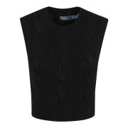 Zwarte Trui Damesmode Aw24 Ralph Lauren , Black , Dames