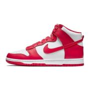 University Red Dunk High Sneakers Nike , Red , Heren