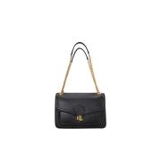 Stijlvolle Leren Tas voor Vrouwen Ralph Lauren , Black , Dames