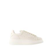 Witte Leren Oversized Sneakers Alexander McQueen , White , Dames