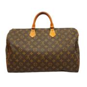 Pre-owned Canvas handbags Louis Vuitton Vintage , Brown , Dames