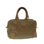 Pre-owned Canvas handbags Celine Vintage , Brown , Dames