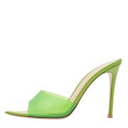 Pre-owned Fabric sandals Gianvito Rossi Pre-owned , Green , Dames