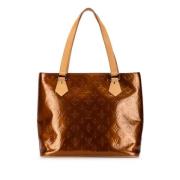 Pre-owned Leather totes Louis Vuitton Vintage , Brown , Dames