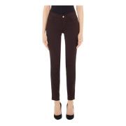 Hoge Taille Divine Jeans Liu Jo , Brown , Dames