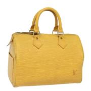 Pre-owned Leather louis-vuitton-bags Louis Vuitton Vintage , Yellow , ...