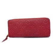 Pre-owned Fabric wallets Louis Vuitton Vintage , Red , Dames