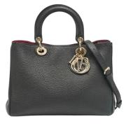 Pre-owned Leather dior-bags Dior Vintage , Black , Dames