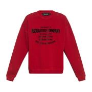 Hoodie Dsquared2 , Red , Heren