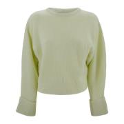 Groene Cashmere Jumper met Crew Neck Arma , Green , Dames