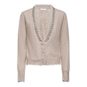 Stijlvolle Sweaters Collectie Kaos , Beige , Dames