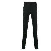 Stretch wollen broek met zakken Canali , Black , Heren