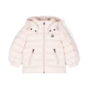 Roze Gewatteerde Gewatteerde Kinderjas Moncler , Pink , Dames