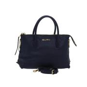 Pre-owned Leather handbags Miu Miu Pre-owned , Blue , Dames