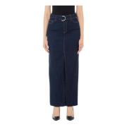 Lange Rok Gonna Cult Liu Jo , Blue , Dames