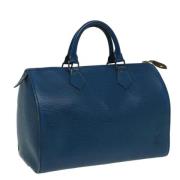 Pre-owned Leather louis-vuitton-bags Louis Vuitton Vintage , Blue , Da...