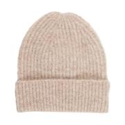 Stijlvolle Pet Beanie Nora Knit-ted , Beige , Dames