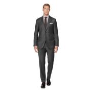 Pinstripe zuiver wollen pak Boggi Milano , Black , Heren