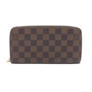 Pre-owned Canvas wallets Louis Vuitton Vintage , Brown , Dames