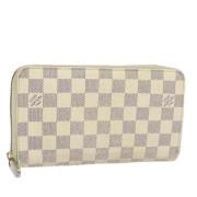 Pre-owned Canvas wallets Louis Vuitton Vintage , Beige , Dames