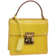 Pre-owned Leather louis-vuitton-bags Louis Vuitton Vintage , Yellow , ...