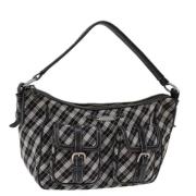 Pre-owned Canvas shoulder-bags Burberry Vintage , Black , Dames