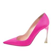 Pre-owned Canvas heels Dior Vintage , Pink , Dames