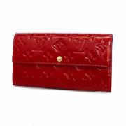 Pre-owned Fabric wallets Louis Vuitton Vintage , Red , Dames