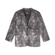 Oversized Gecoate Dames Blazer Alix The Label , Gray , Dames