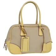 Pre-owned Canvas prada-bags Prada Vintage , Brown , Dames