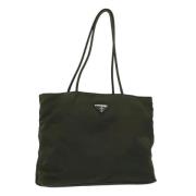 Pre-owned Nylon prada-bags Prada Vintage , Green , Dames