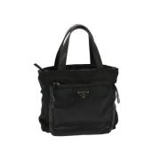 Pre-owned Nylon handbags Prada Vintage , Black , Dames