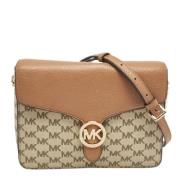 Pre-owned Leather crossbody-bags Michael Kors Pre-owned , Beige , Dame...