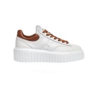 Witte Leren Sneakers met Memory Foam Hogan , White , Dames