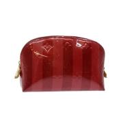 Pre-owned Leather louis-vuitton-bags Louis Vuitton Vintage , Red , Dam...