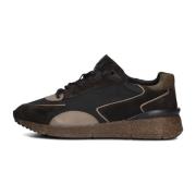 Bruine Suède Lage Sneakers Greve , Brown , Heren