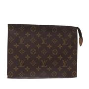 Pre-owned Canvas pouches Louis Vuitton Vintage , Brown , Dames